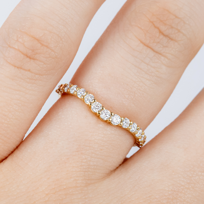 Brooke ~ Curve Wedding Band