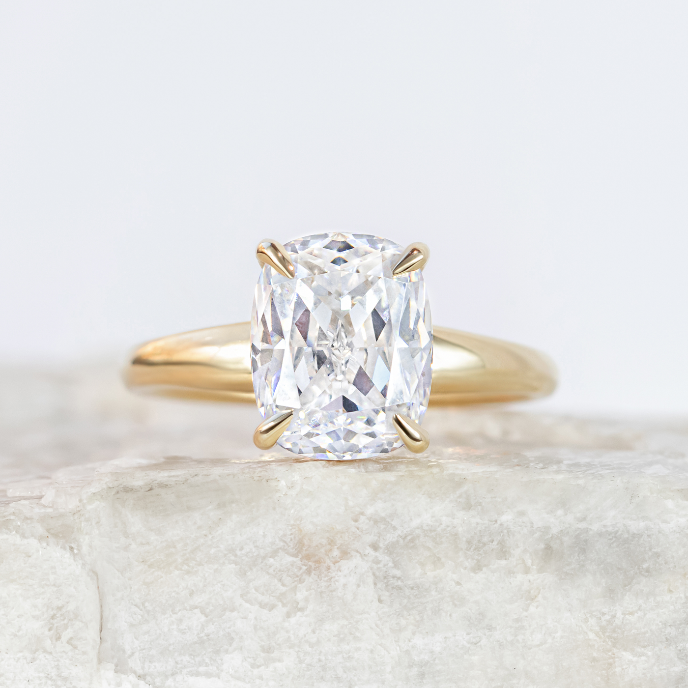 Carla ~ Tapering Solitaire Ring