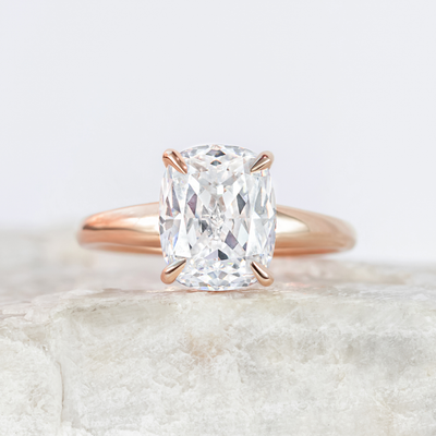 Carla ~ Tapering Solitaire Ring