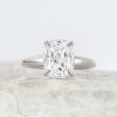 Carla ~ Tapering Solitaire Ring