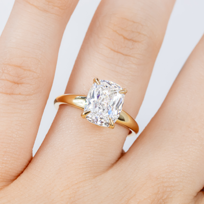 Carla ~ Tapering Solitaire Ring