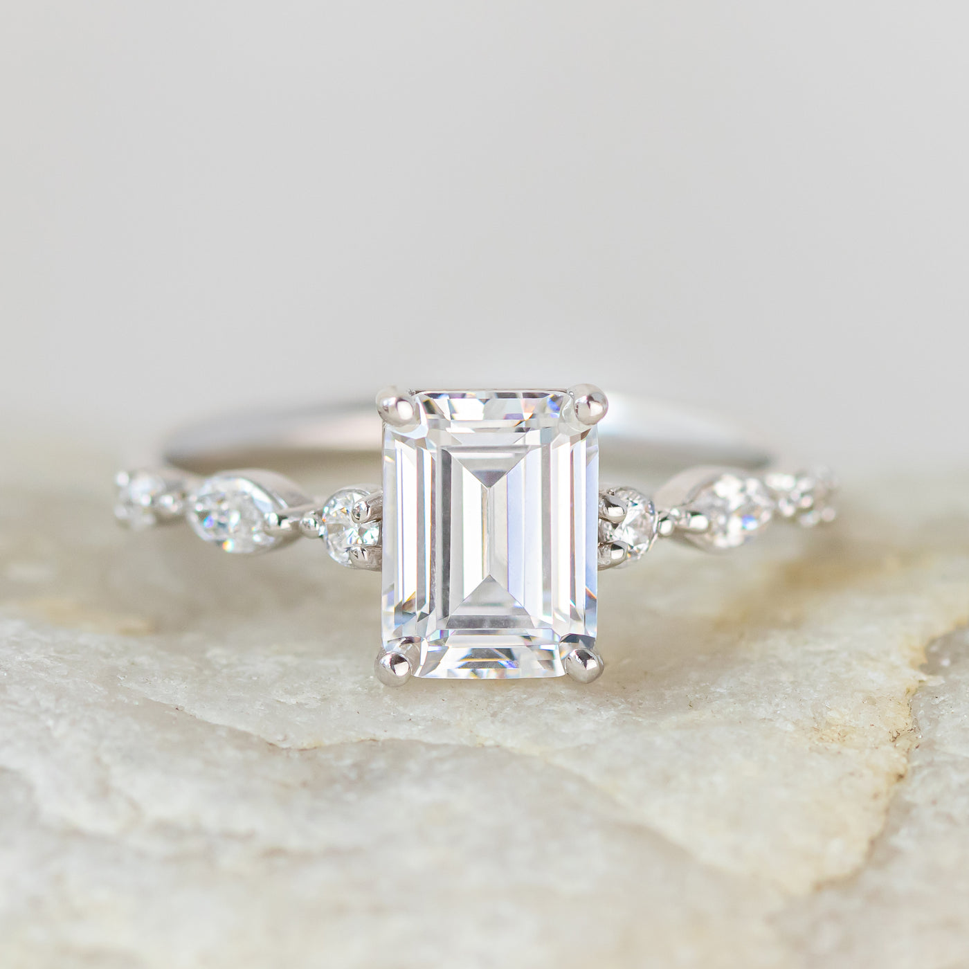 Coco ~ Emerald Cut Ring