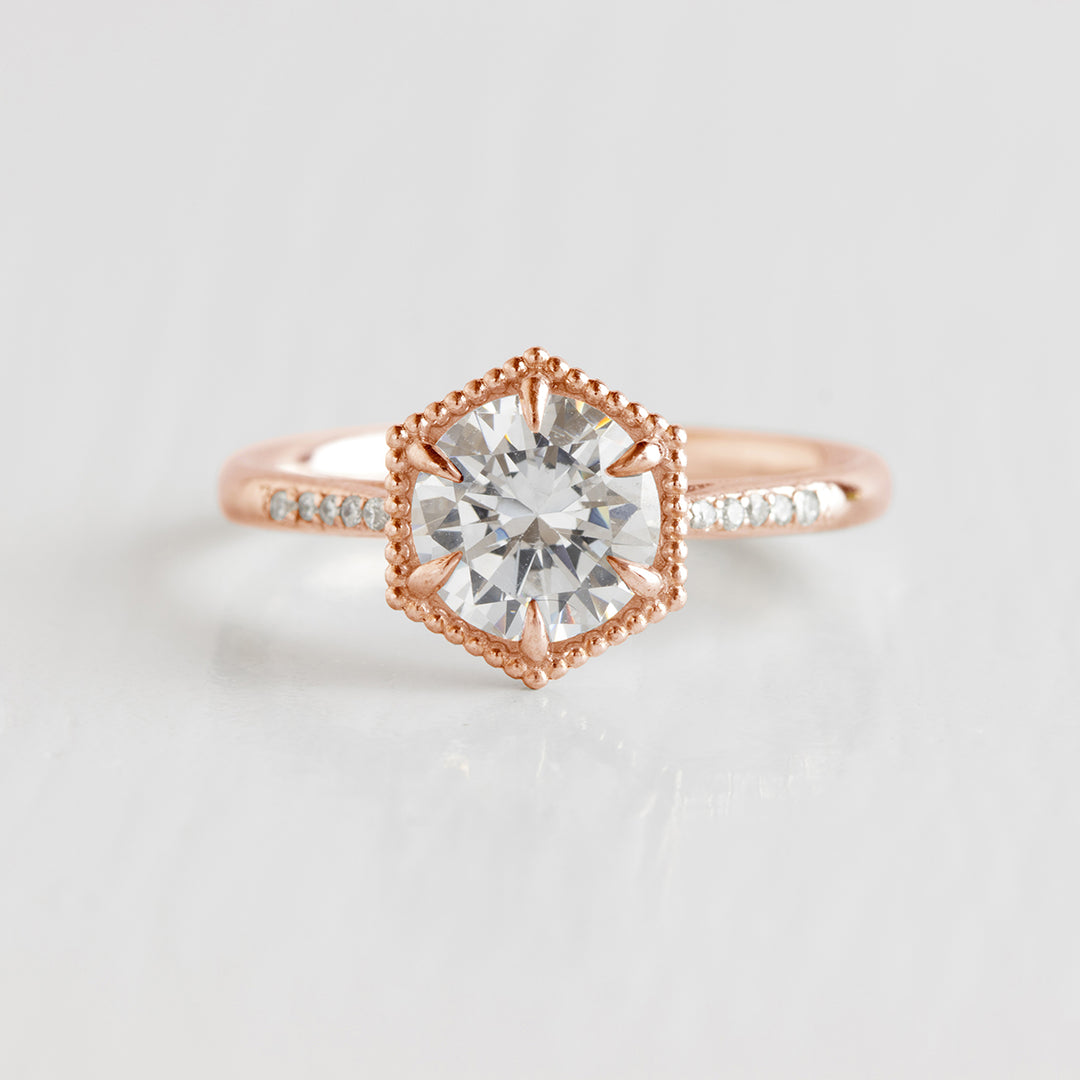 Leila ~ Hexagon Ring