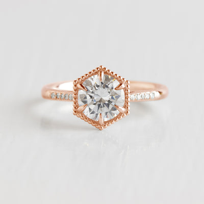 Leila ~ Hexagon Ring