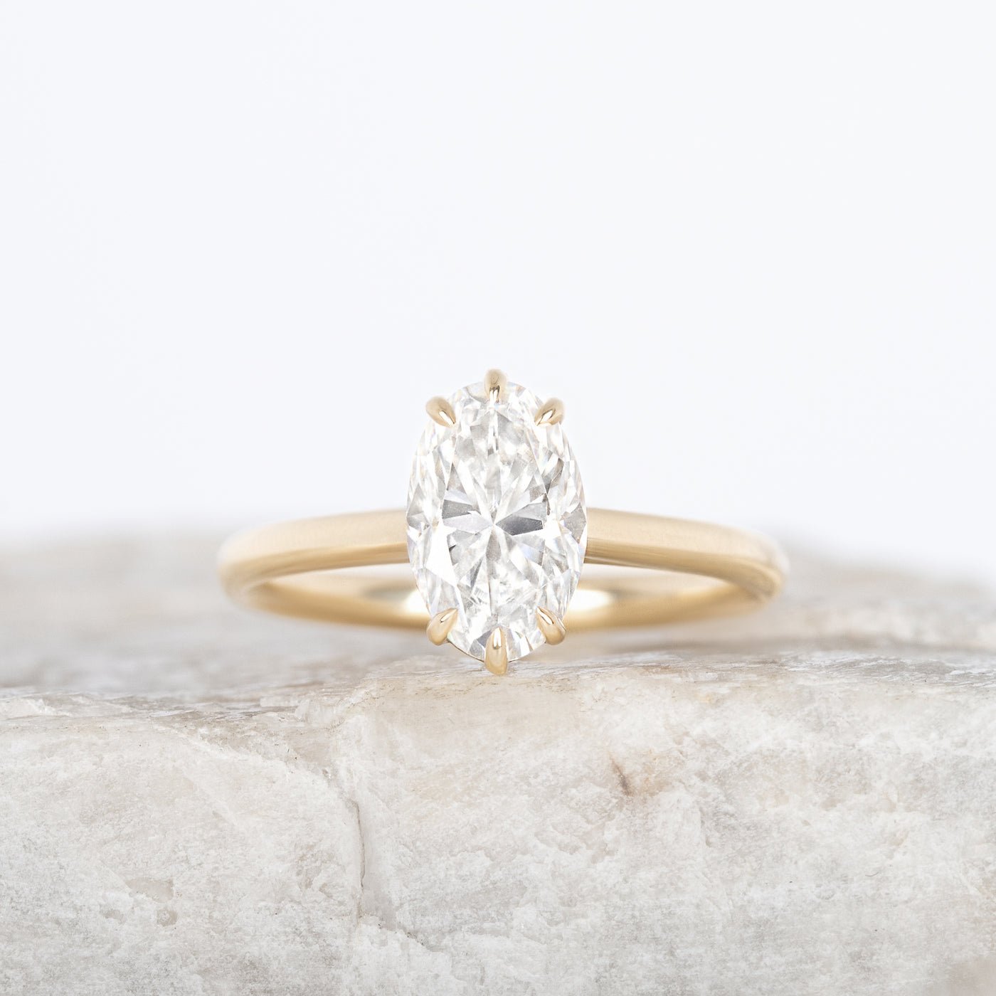 Olive ~ Oval Engagement Ring