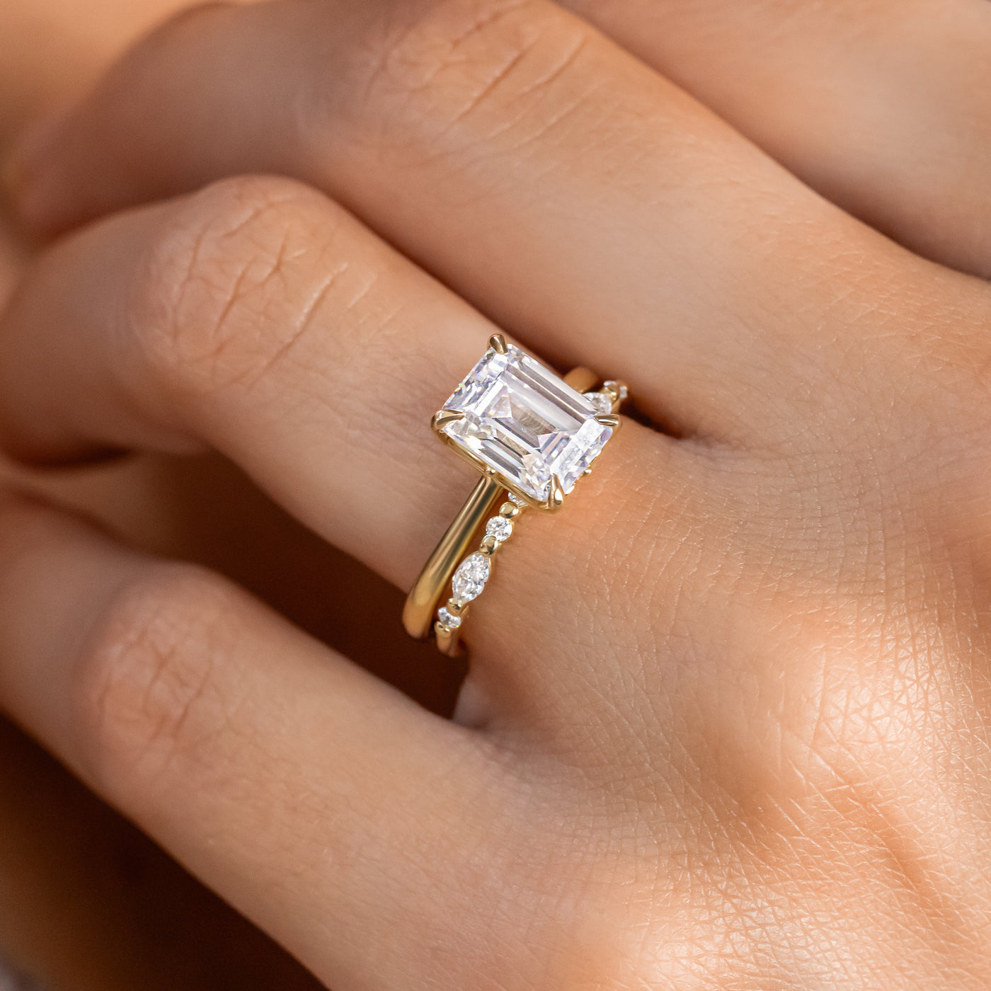 Lily ~ Emerald Cut Ring