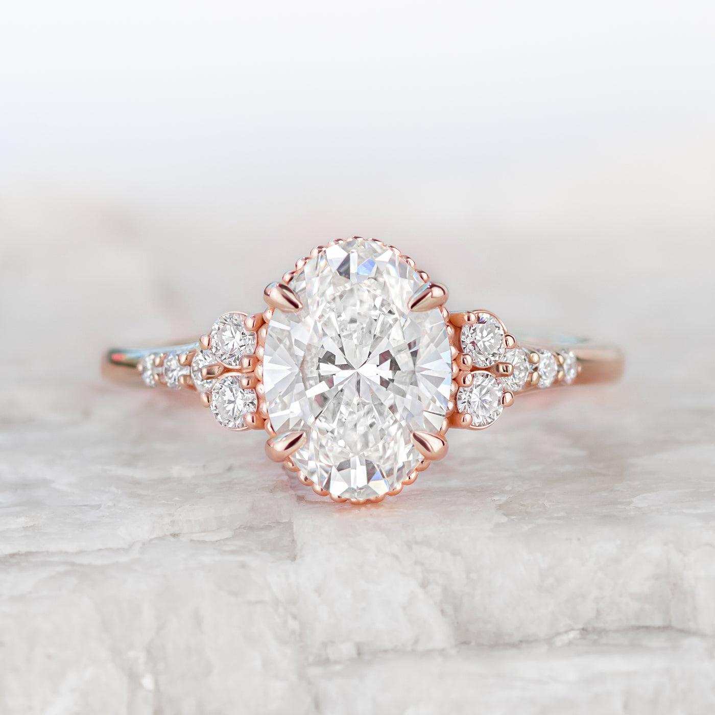 Phillipa ~ Oval Engagement Ring