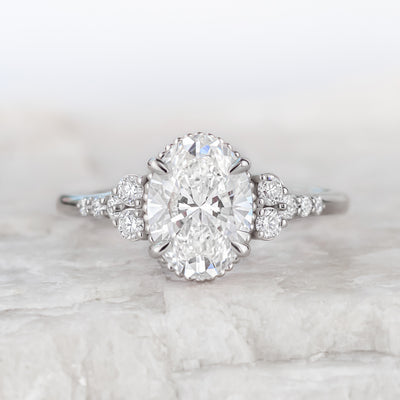 Phillipa ~ Oval Engagement Ring