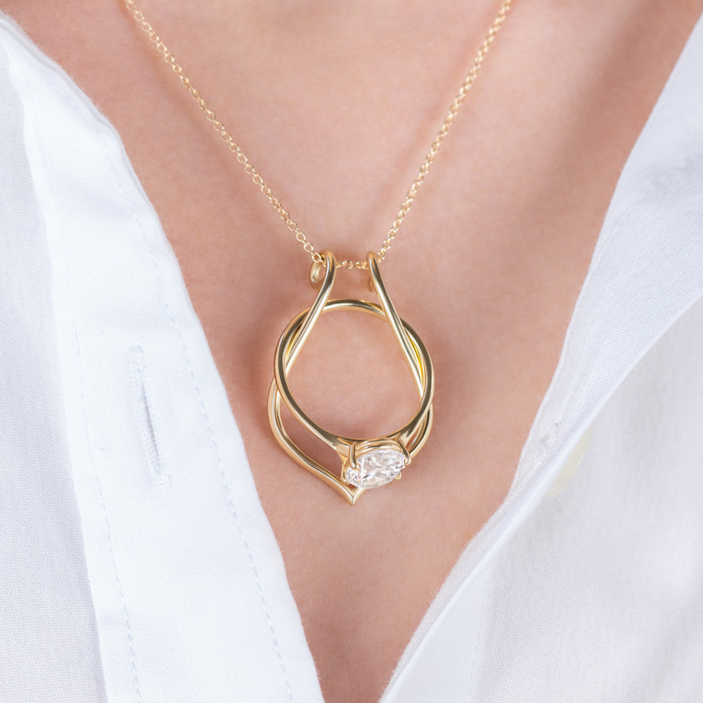 Aspen - Ring Holder Necklace